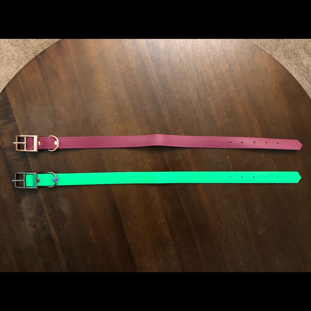 Two Biothane Dog Collars - Picture 2 of 4
